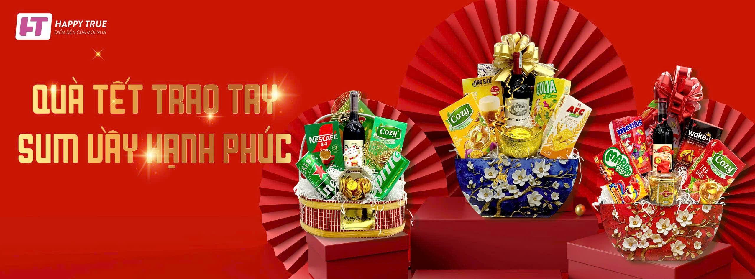 Giỏ quà tết tại Happy True Mart